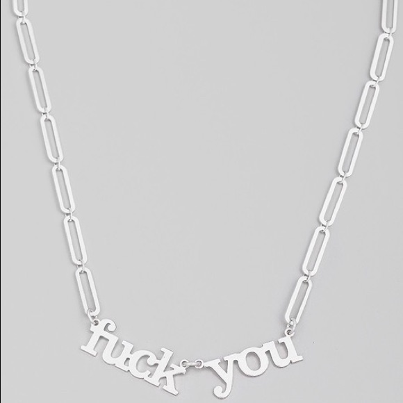 “Fuck You” Necklace